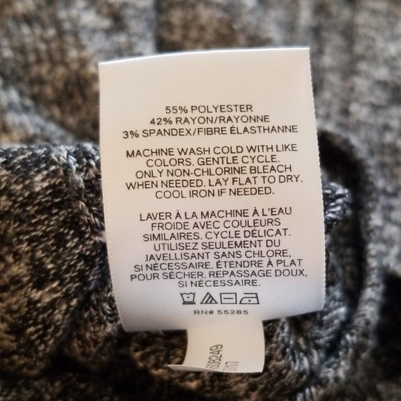 NWOT Gray bodysuit - Picture 3 of 3